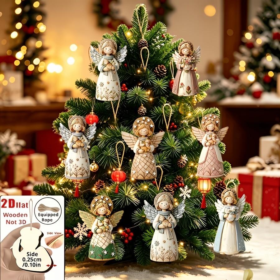 Christmas Tree Artificial - 1/5/10/20/50/100 قطعة من القوالب ثنائية الأبعاد،