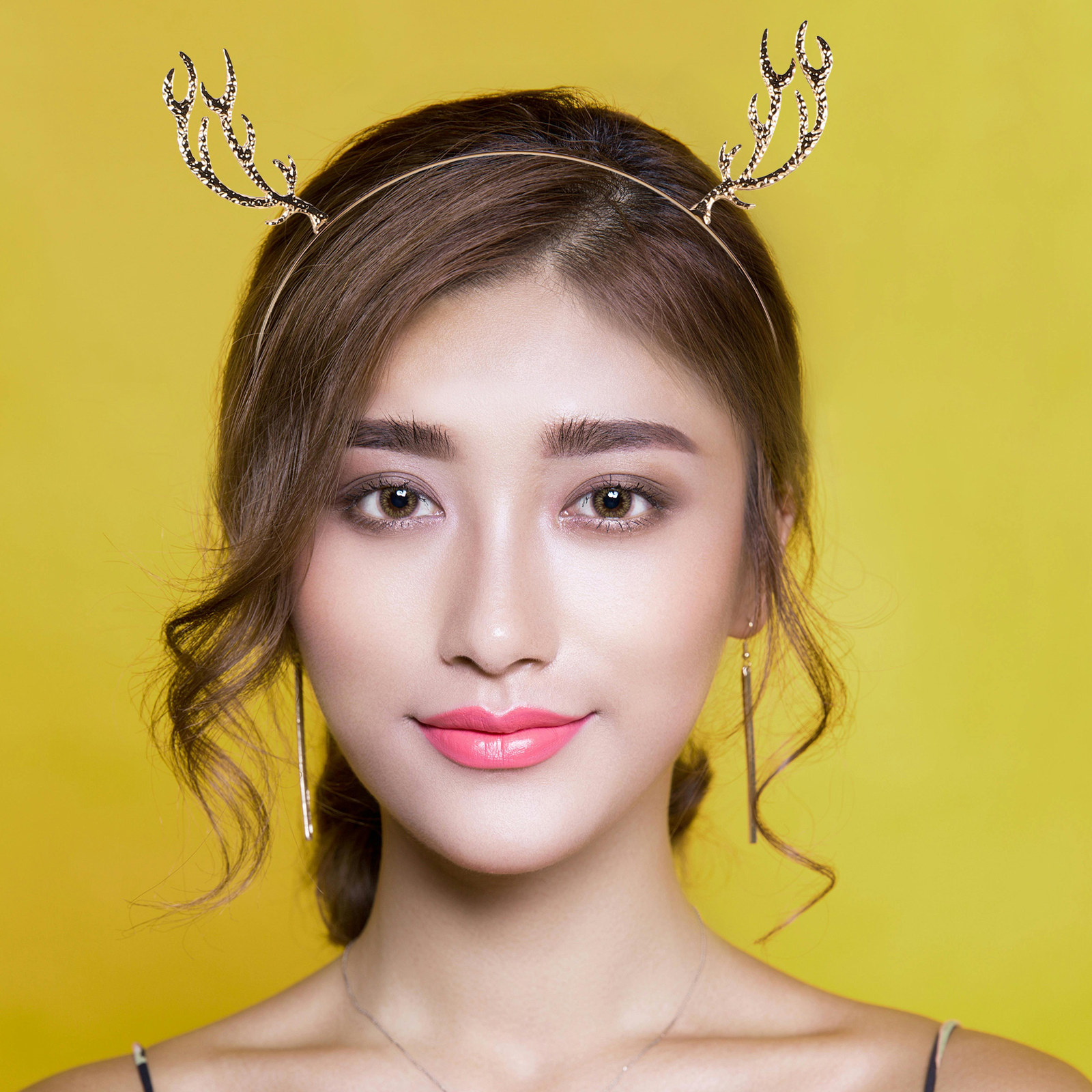 Reindeer Antlers Headband - عصابة رأس لعيد الميلاد، قرون الرنة،