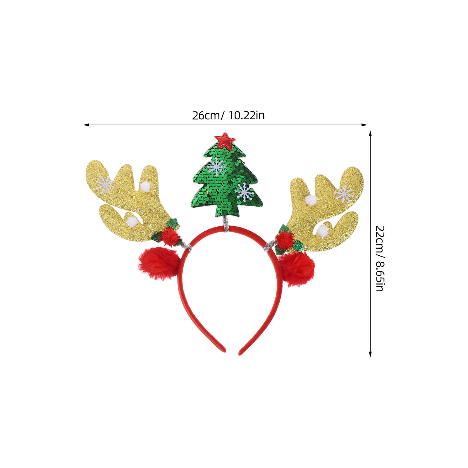 قطعتان من عصابات الرأس على شكل - مراجعة Reindeer Antlers Headband وسعره