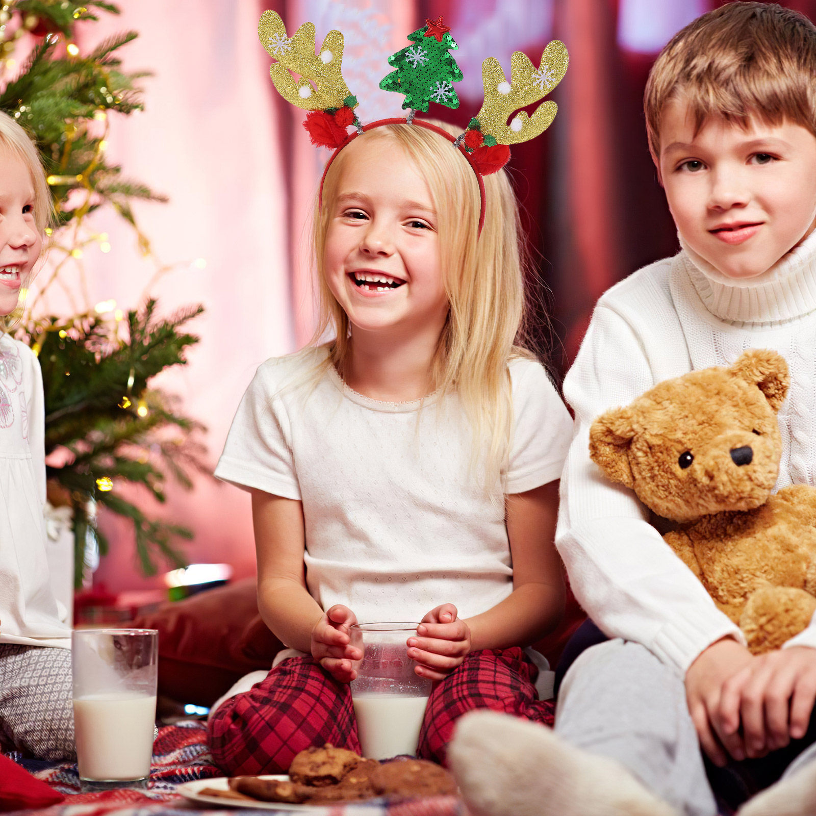 قطعتان من عصابات الرأس على شكل - مراجعة Reindeer Antlers Headband وسعره