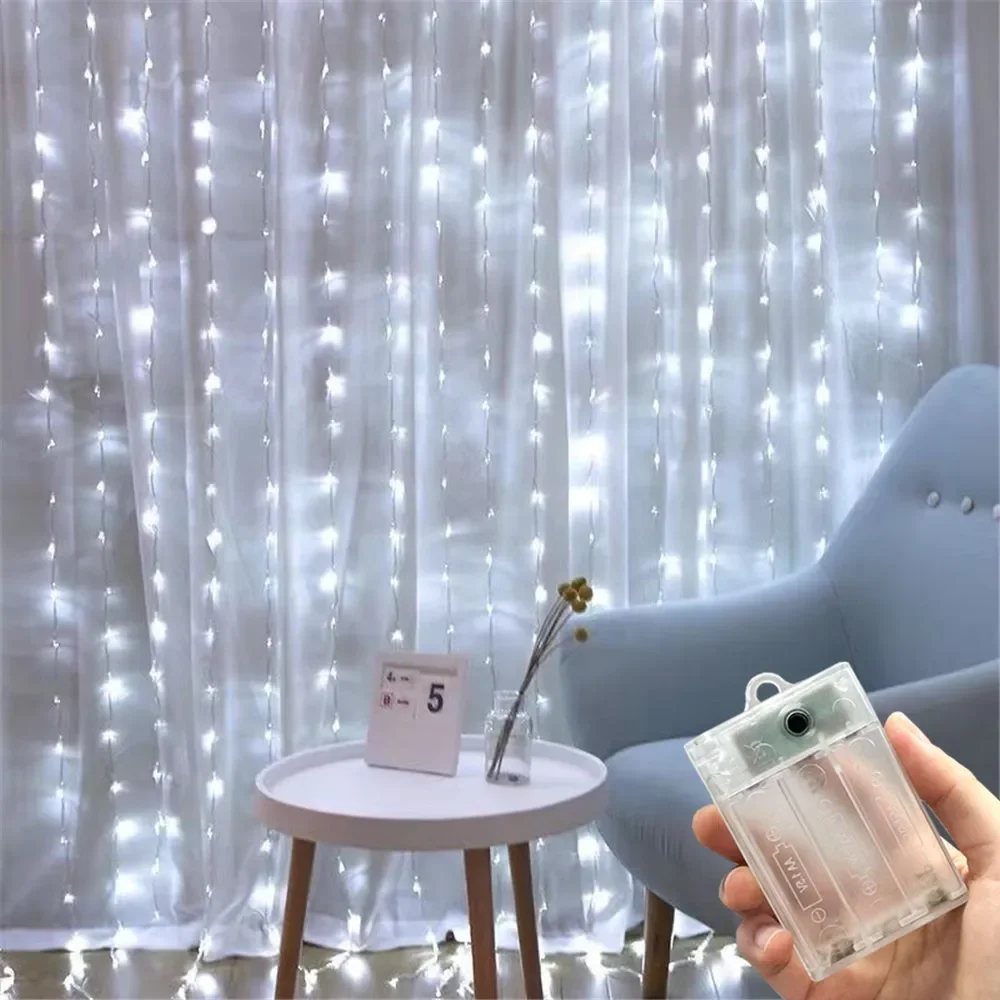أضواء ستارة LED تعمل بالبطارية - مراجعة Led Fairy String Lights وسعره