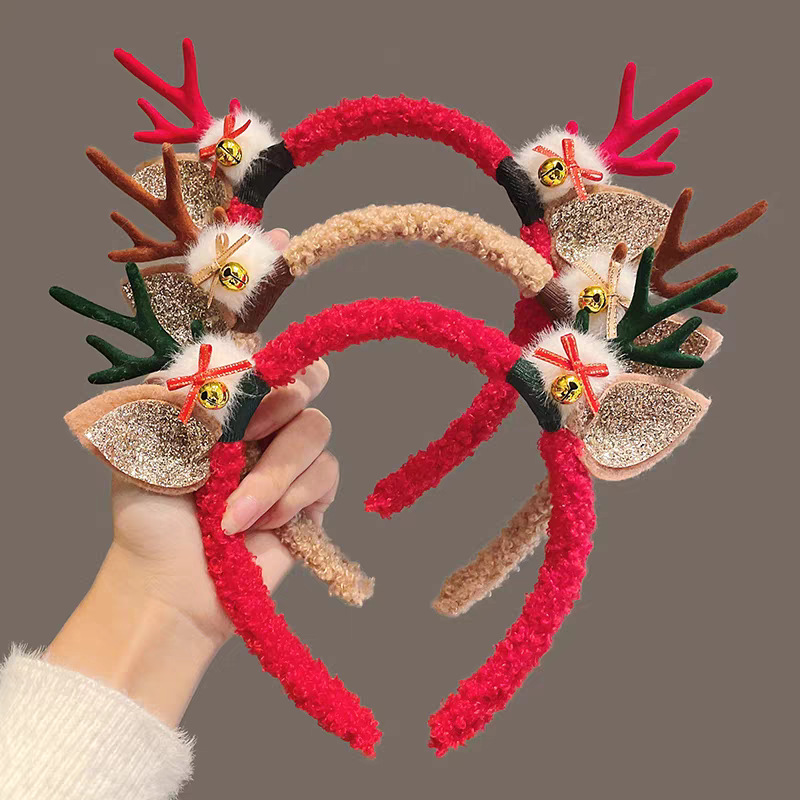 طوق شعر عيد الميلاد بتصميم قرو - مراجعة Reindeer Antlers Headband وسعره