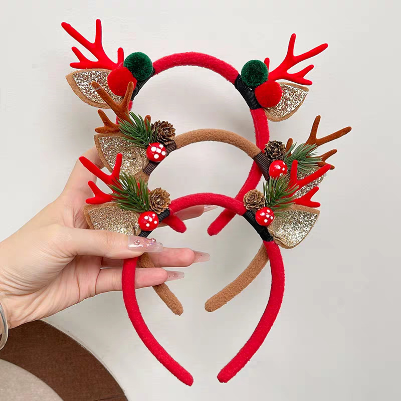 طوق شعر عيد الميلاد بتصميم قرو - مراجعة Reindeer Antlers Headband وسعره