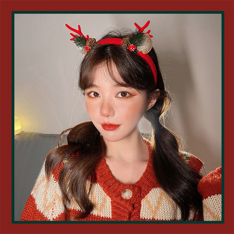 طوق شعر عيد الميلاد بتصميم قرو - مراجعة Reindeer Antlers Headband وسعره