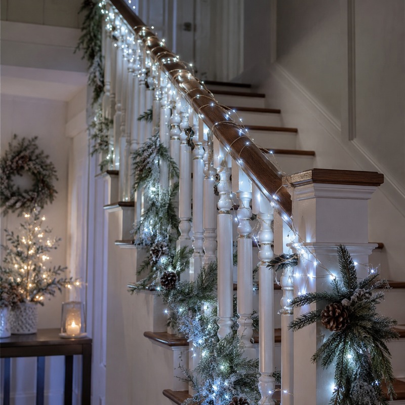سلسلة أضواء خرافية تعمل بالبطا - مراجعة Led Fairy String Lights وسعره