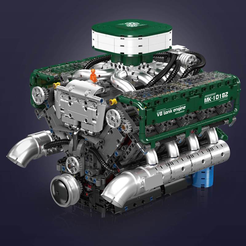 مجموعة مكعبات بناء محرك V8 متح - مراجعة Lego Set Technic وسعره
