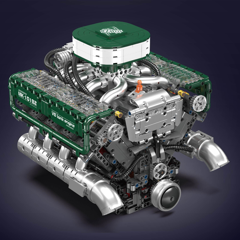 مجموعة مكعبات بناء محرك V8 متح - مراجعة Lego Set Technic وسعره