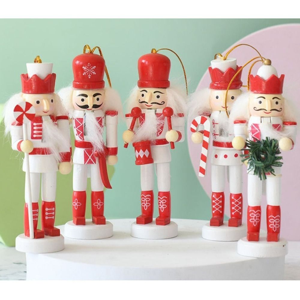 5 قطع من دمى الجنود المزخرفة ي - مراجعة Nutcracker Figurine وسعره