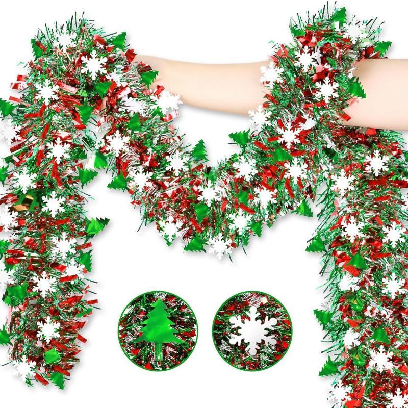 # زينة عيد الميلاد من التينسيل - مراجعة Tinsel Garland Decoration وسعره