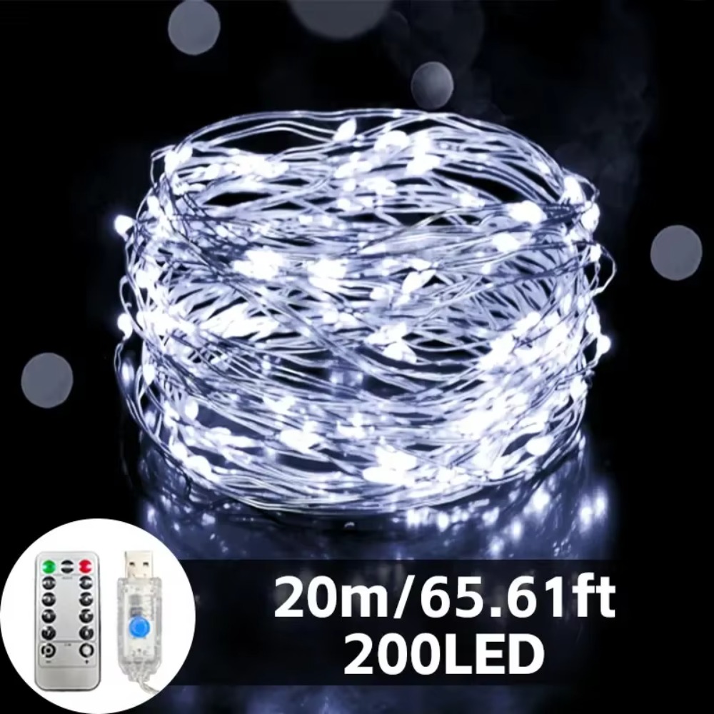 أضواء سلسلة خرافية من الأسلاك  - مراجعة Led Fairy String Lights وسعره